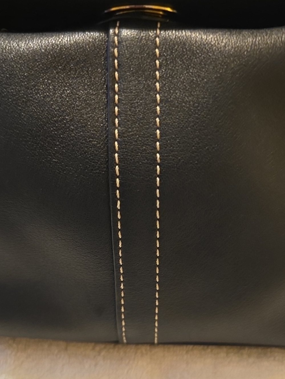 Coach Vintage Black Leather Legacy Turnlock Wristlet Y2K - Picture 5 of 16
